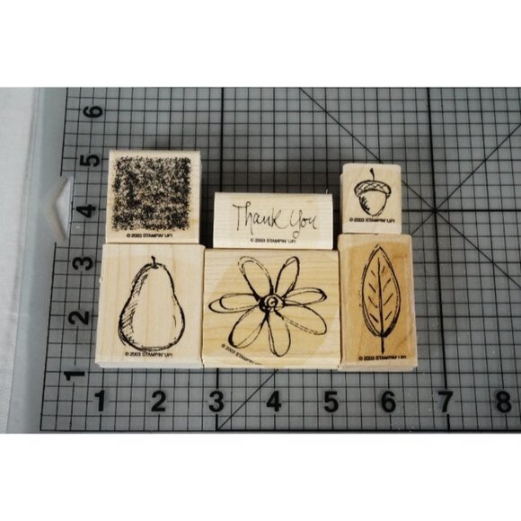 Stampin' Up! | Design | Stampin Up All Natural Set Of 6 Rubber Stamp ...